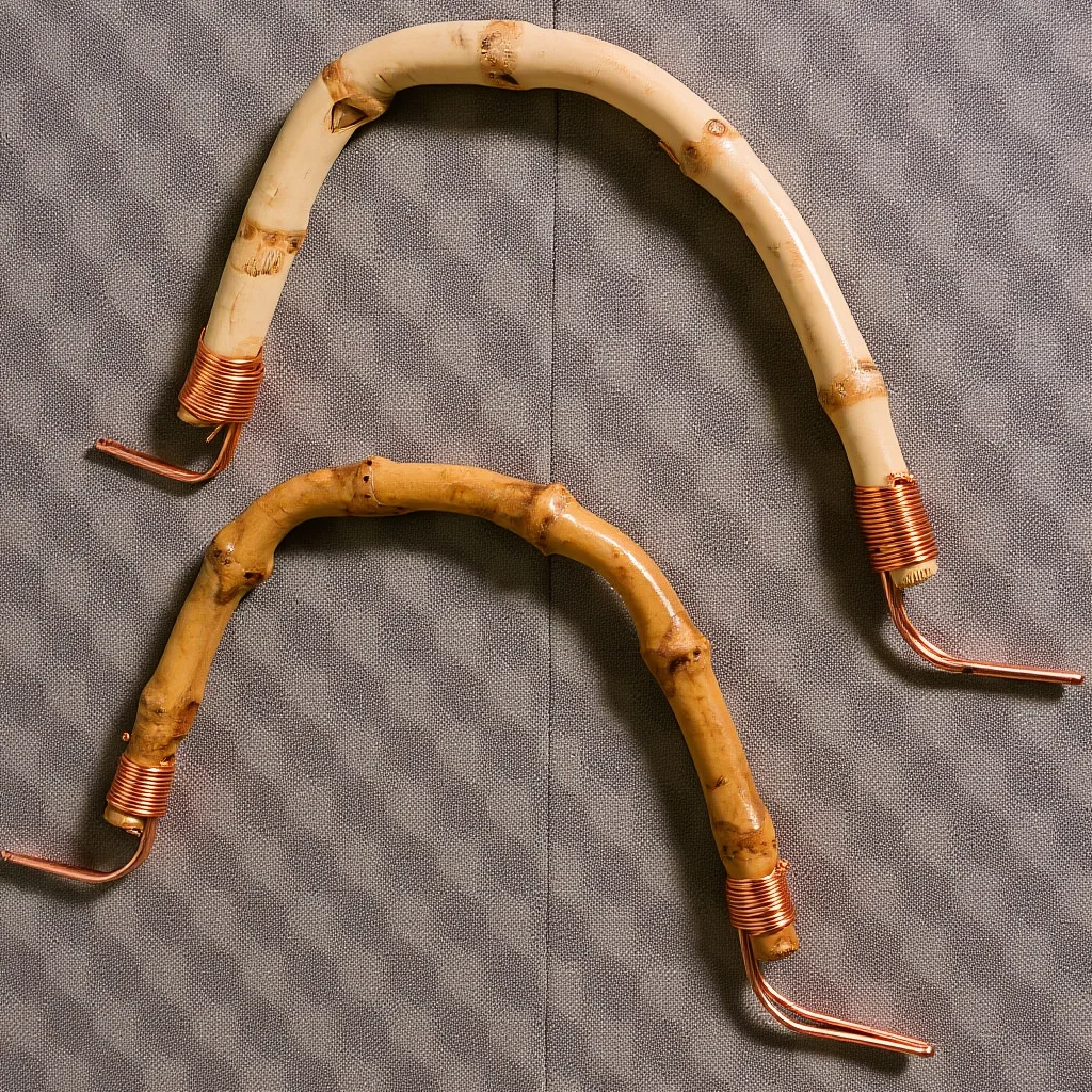 2 قطعة مقبض براد شاي استبدال المدمجة المنسوجة الخيزران غلاية قبضة مقاومة للحرارة ارتداء مقاومة إبريق الشاي الملحقات #1