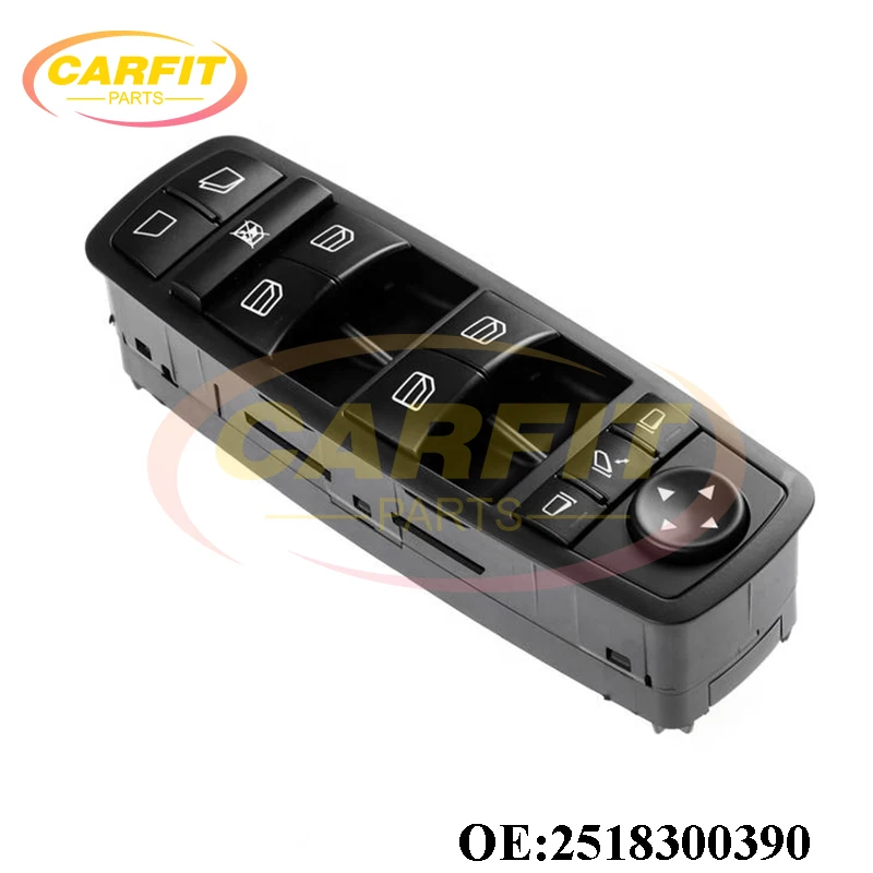 

New OEM 2518300390 A2518300390 Front Left Master Power Window Switch For Mercedes-Benz W164 W251 GL320 GL350 R500 R63 Auto Parts