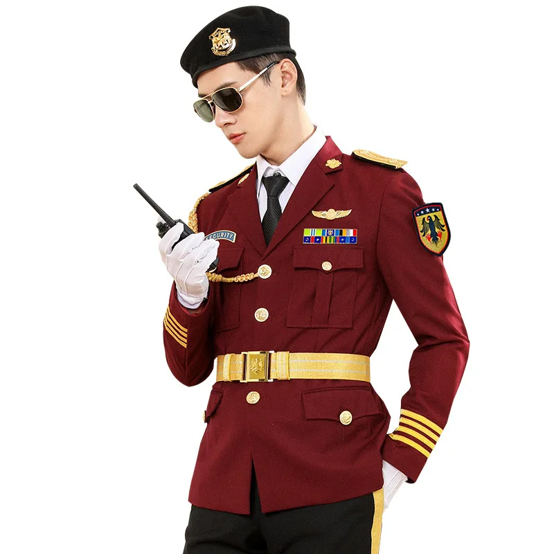 New Security UniformSpring and Autumn Security UniformsSuitsMen's Security Property Concierge UniformsSus