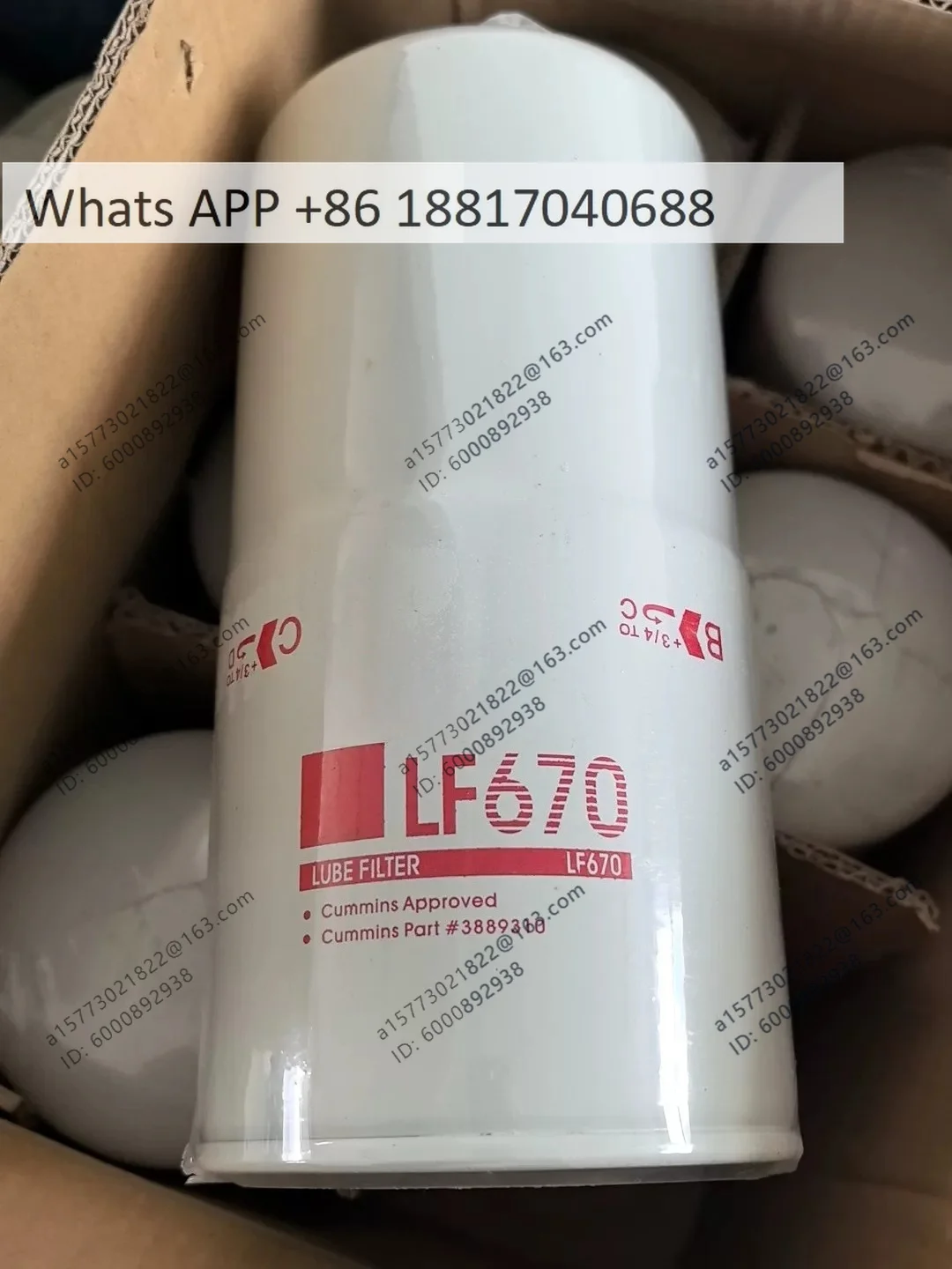 

Accurate Size Fit Filter Element LF670 Efficient Contaminant Removal Filtration Accessory For Industrial Filtration Systems