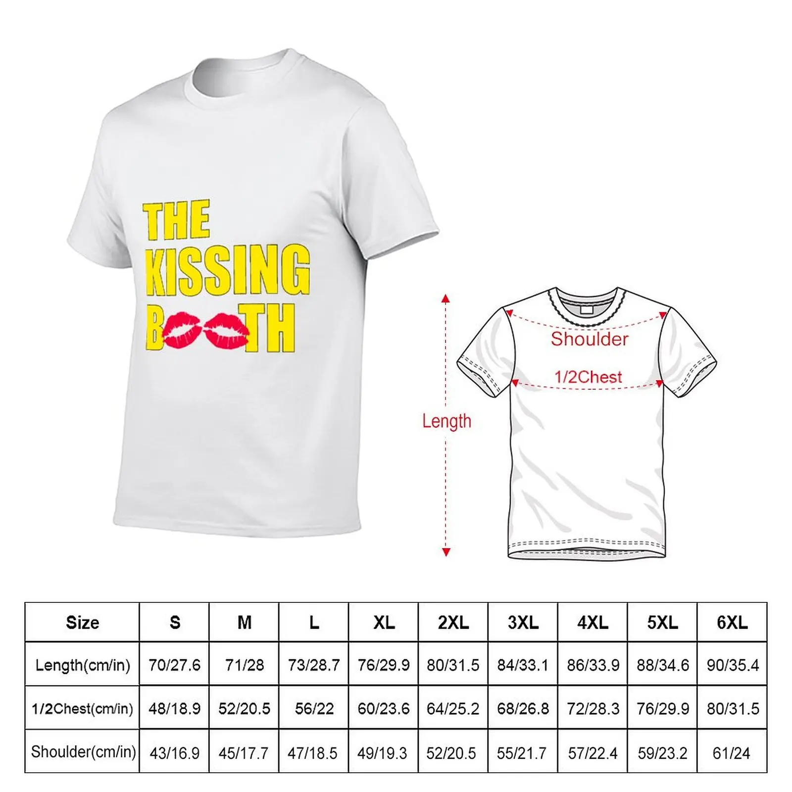 The Kissing Booth Movie T-Shirt All Match Print Short Sleeve Top