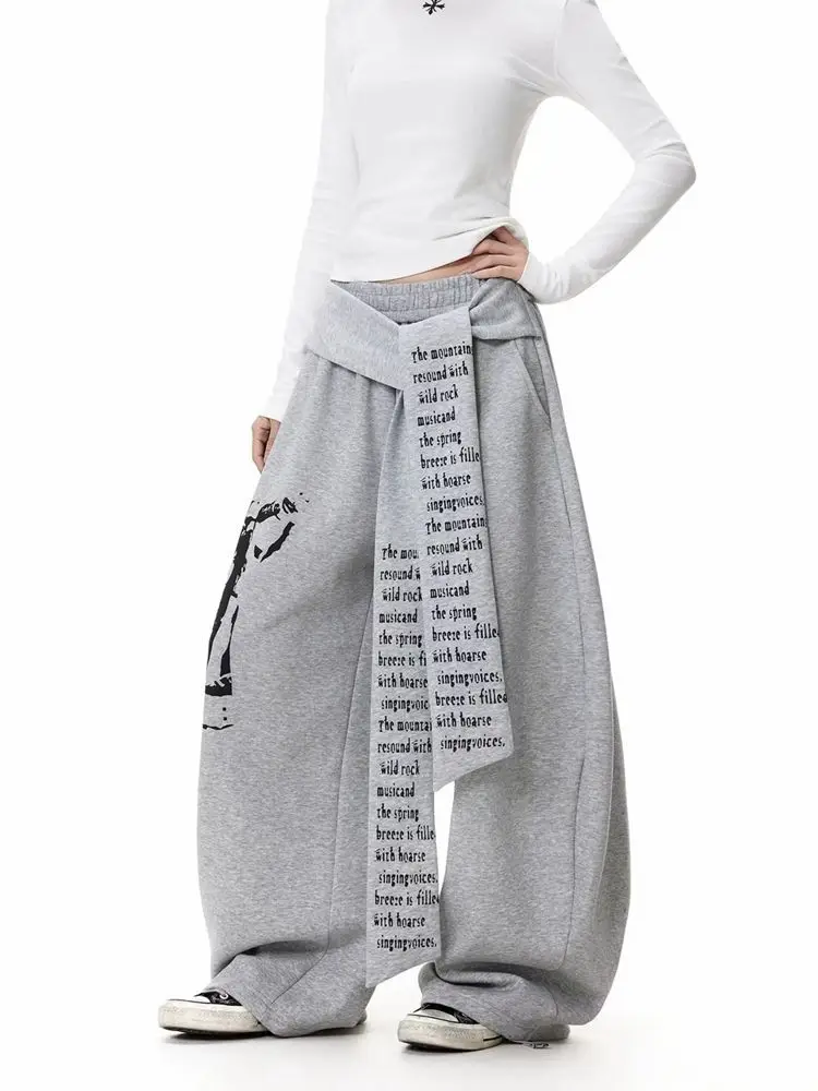 Pantaloni Scimitar da donna Cargo Vintage Autunno Velluto a coste Oversize Multi-tasche All'aperto Stile Grunge Elastico regolabile a gamba larga