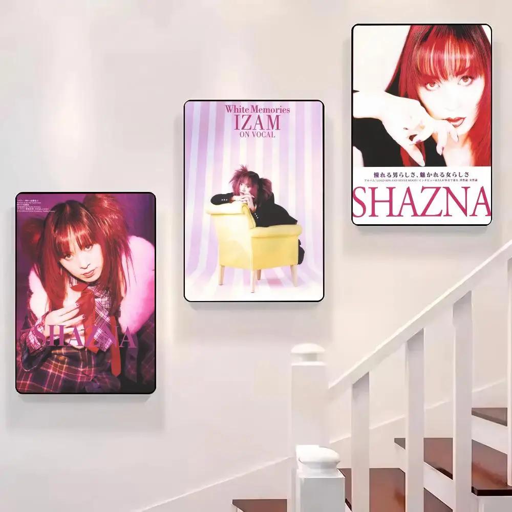 

Japanese Classic Band S-SHAZNA Poster Sticky Wall Waterproof Home Living Room Bedroom Bar Aesthetic Decoration Perfect Gift