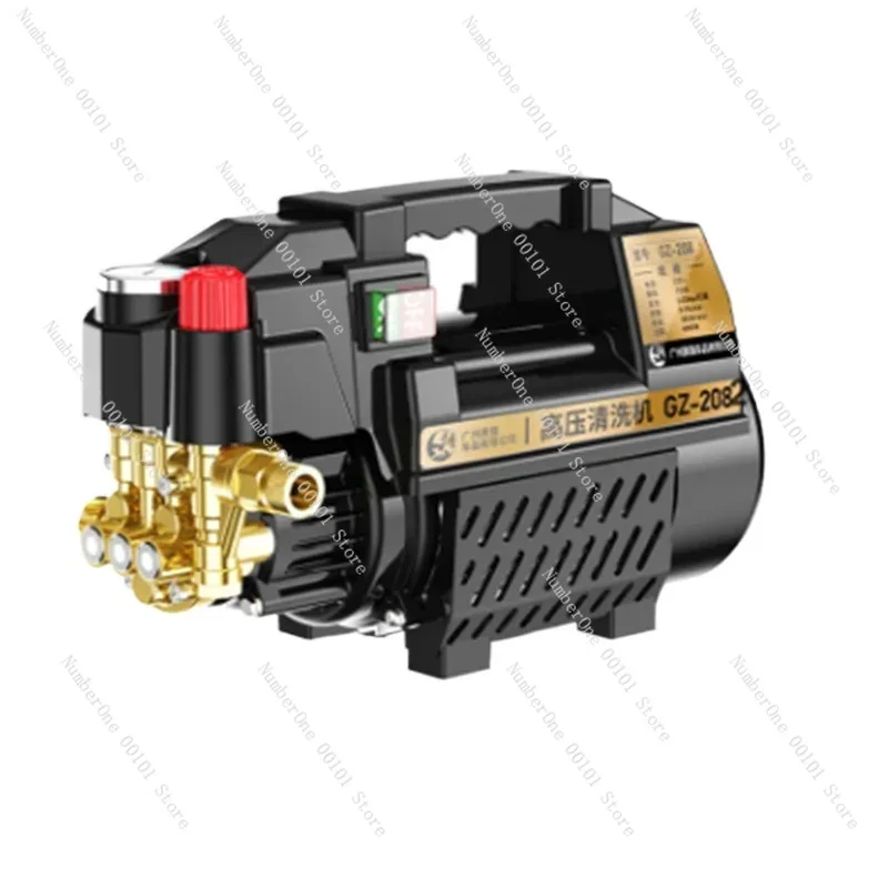 

Home Car Wash Machine Artifact High Pressure 220V Small Portable Cleaning Machine Car Wash Water Gun Water Pump High Power 4800W