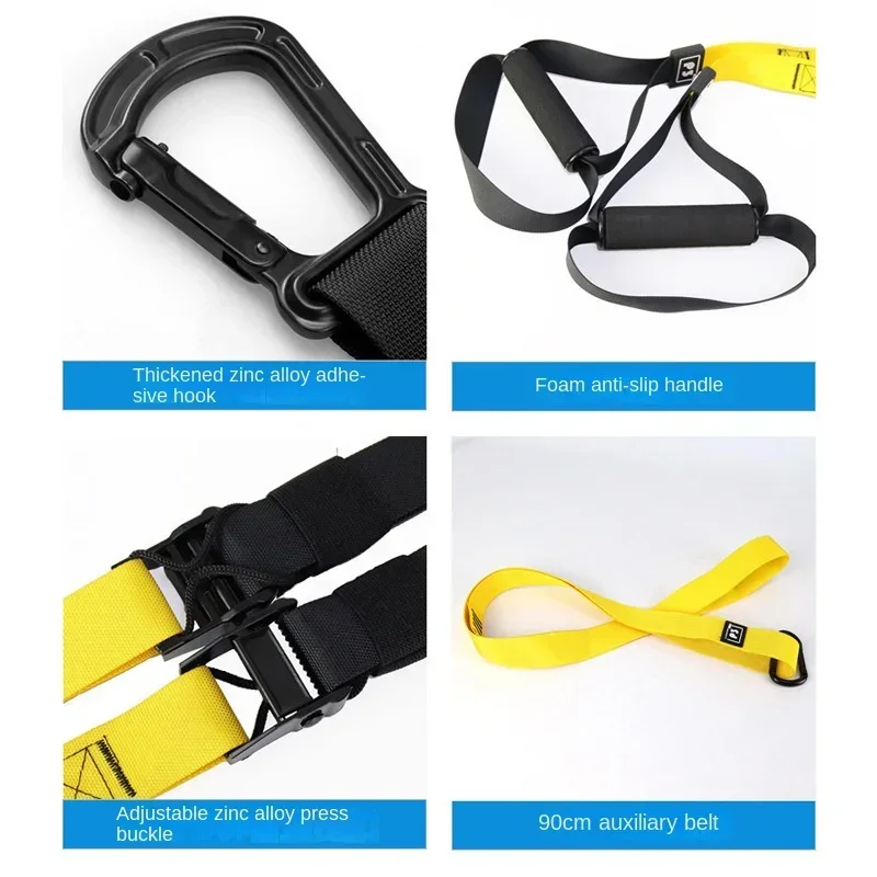 Ceinture d'entraînement à Suspension pour Fitness à domicile, corde de Tension, bande de résistance, équipement de gymnastique pour les entraînements complets du corps, P3-Trx