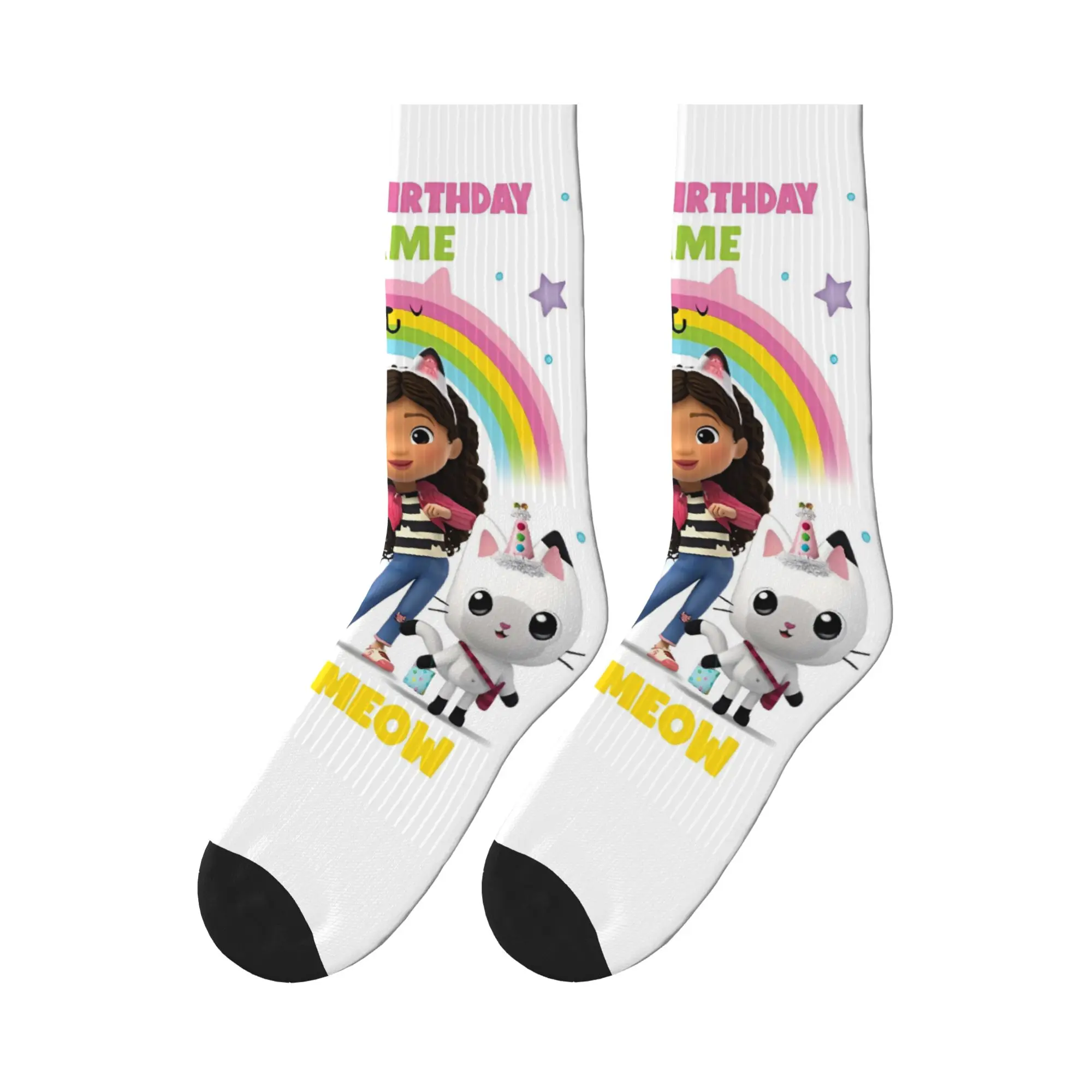 

Unisex Men Socks G-gabbys DollhouseBirthday Card (3) Stockings Winter Casual Comfortable Socks Graphic Running Anti Skid Socks