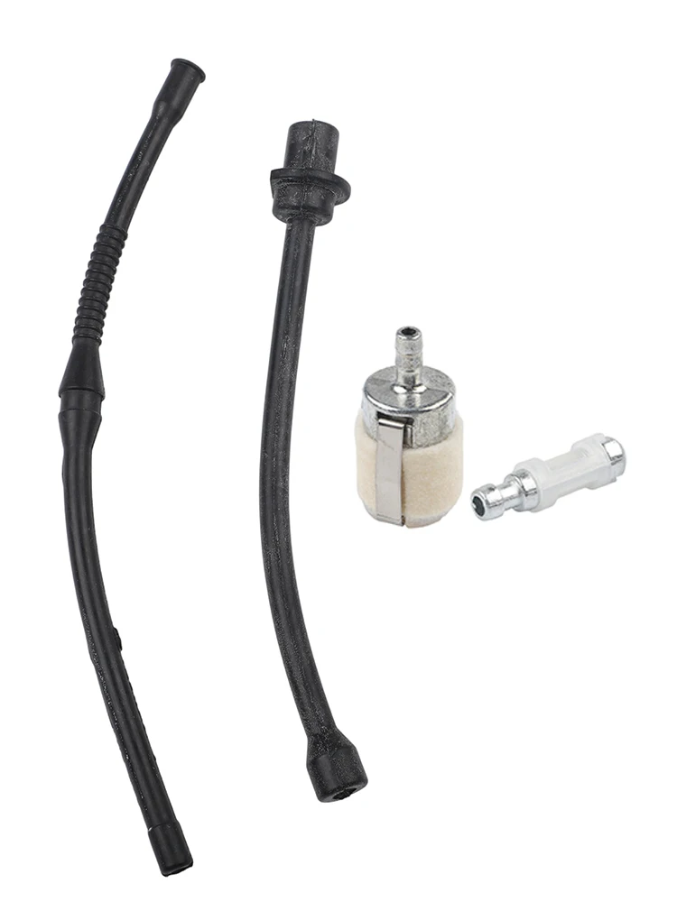 Two Piece Fuel and Oil Conduit Set Fit For Chinese Chainsaw 4500 5200 5800 Models with 52cc or 58cc Power Units