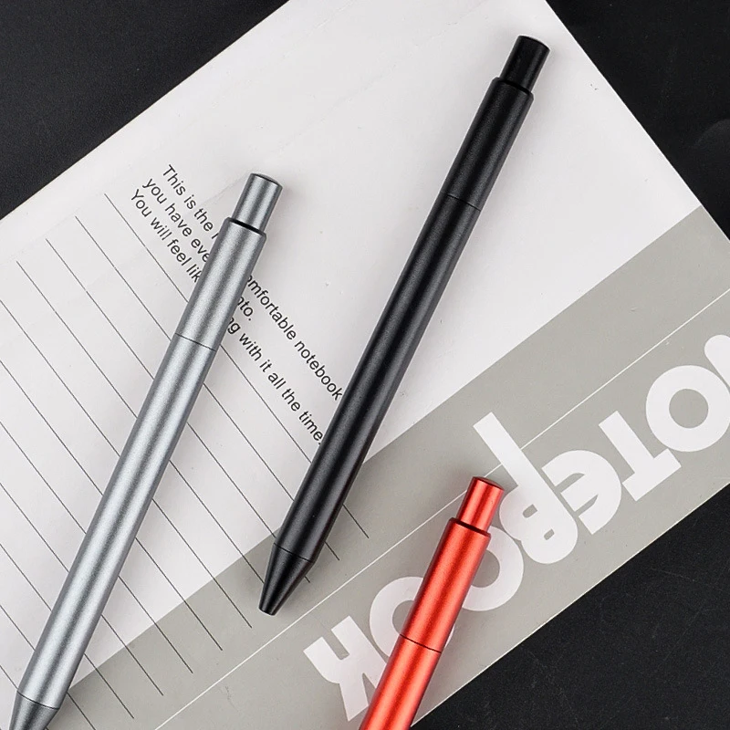 

High Quality Aluminum Alloy Tactical Pen Creative Press Type Ballpoint Pen School Office Stationery Emergency Glass Breaker