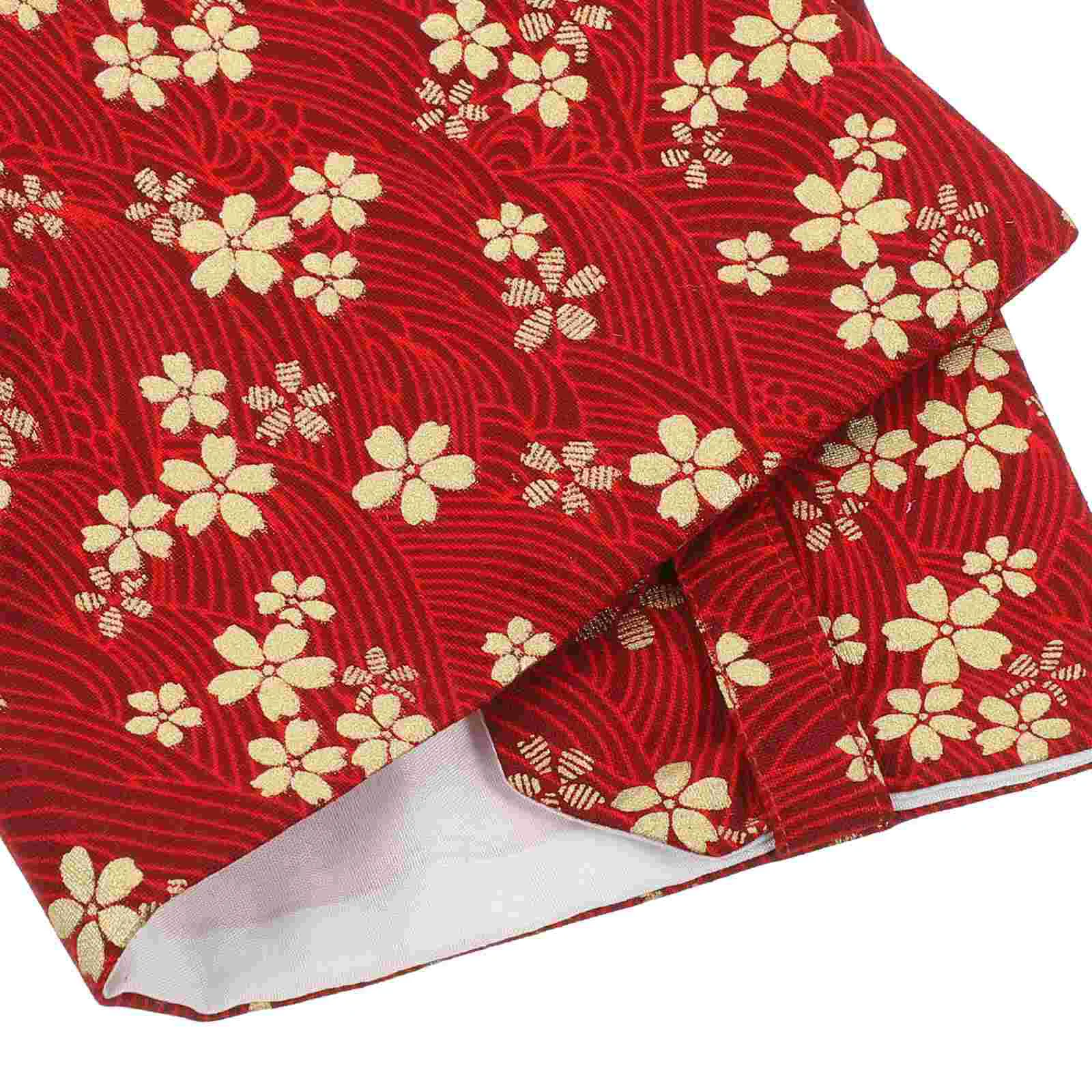 Book Cover Cloth Sleeve Hand-made Protector Protective Decorate Skin for Student Fabric