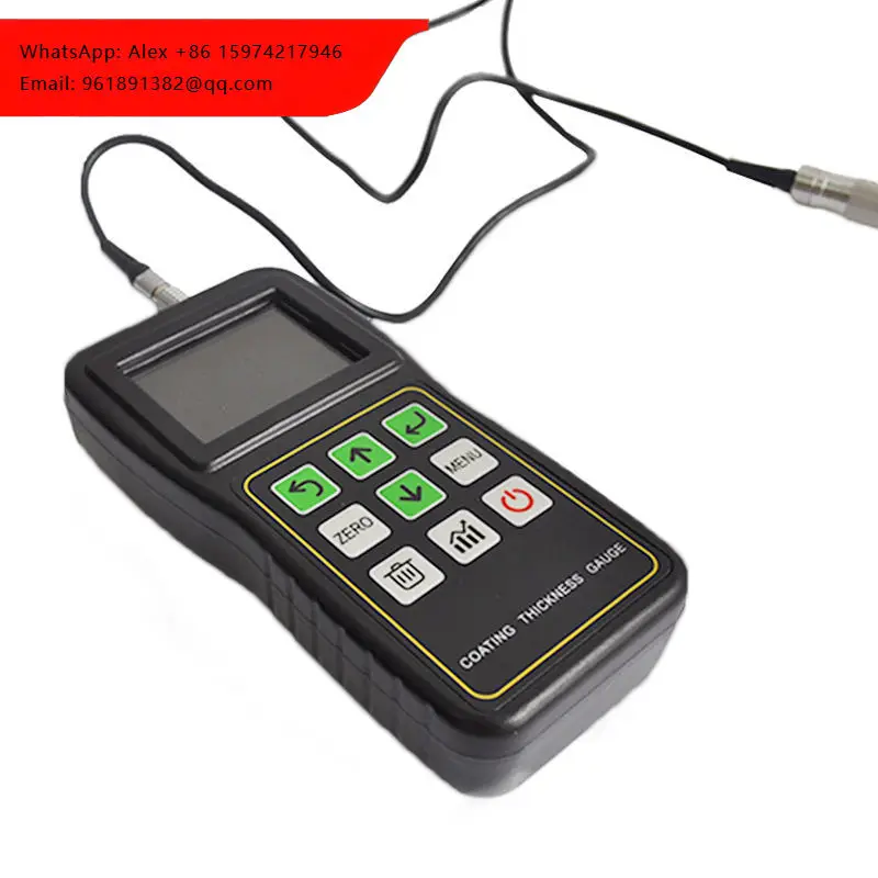 

Portable Paint Coating Thickness Gauge Ultrasonic Electronic Digital Color Screen Thickness Gauge