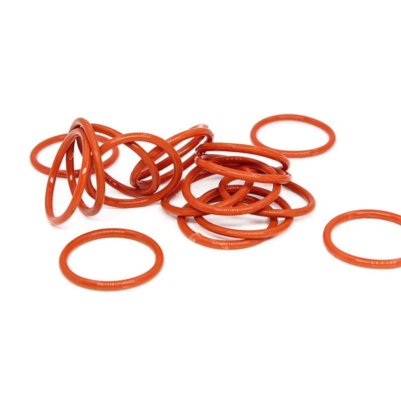 50Pcs Silicone Red …