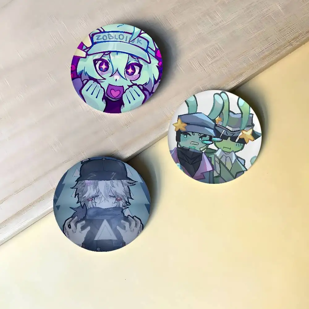 ELLIOT X CHANCE Badges Peripheral Lapel Pins Tinplate Round Brooch For Shoulder Bag Accessories Souvenir Gifts