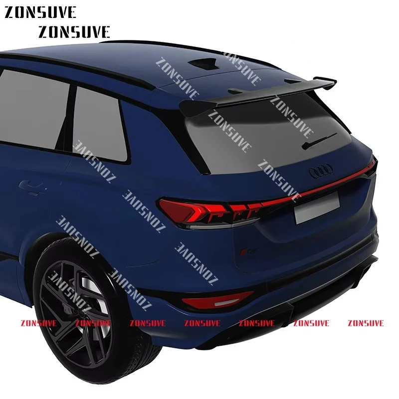 

For Audi Q6 Spoiler Rear Roof Wing Body Kit Accessories ABS Plastic