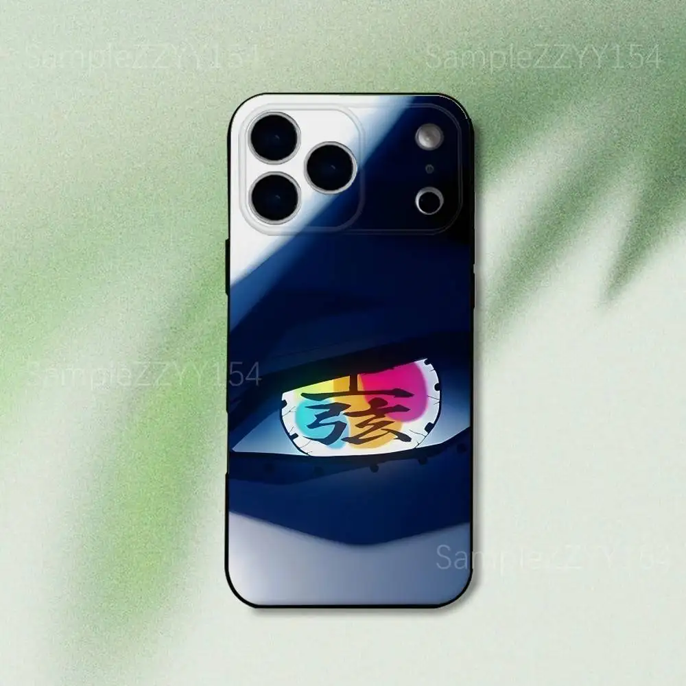 Funda de teléfono Douma d-demon s-slayer para iPhone 17,16,15,14,13,12,Pro,Max,Plus,E,SE4,Air,Mini Funda suave negra