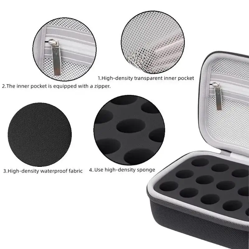 Großvolumiger Insulin-Fläschchen-Schutz, Aufbewahrungsbox für 10ML Insulin-Fläschchen, Widerstandsfähiger Wasserdichter Insulin-Organizer für Diabetiker - EVA