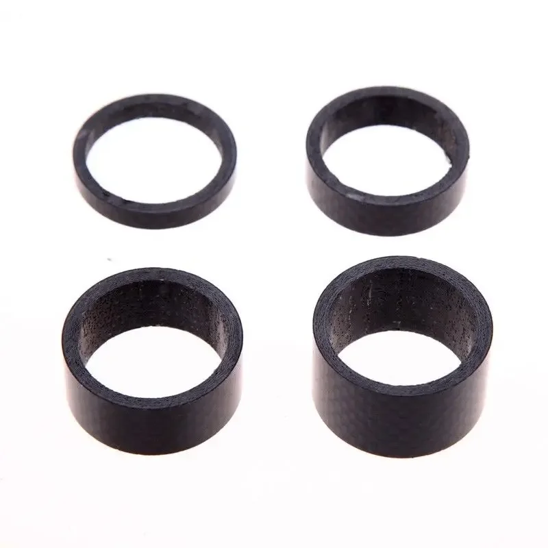 

1PCS 5mm/10mm/15mm/20mm Spacers 1-1/8" 28.6mm Road Cycling Bike Bicycle Carbon Fiber Washer Headset Stem Refit