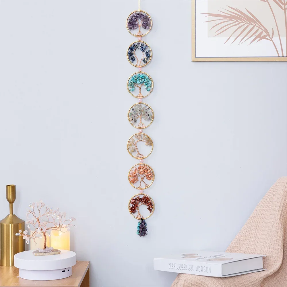 Dreamcatcher Suncatcher Crystal Sun Catcher Indoor Window Prism Ball Rainbow Moon Wind Chimes Car Hanging Garden Decoration Gife