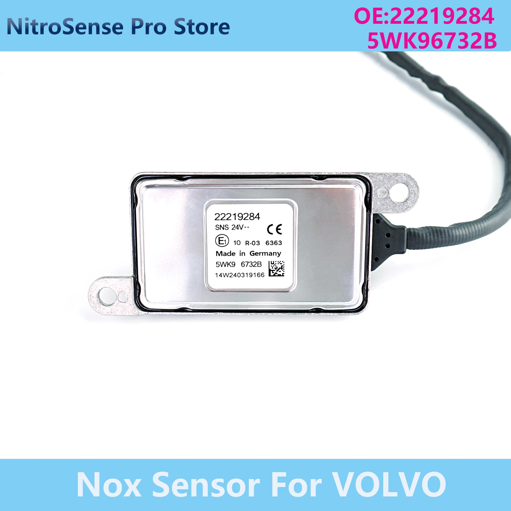 

5WK96732B 22219284 5WK9 6732B High Quality New 24V Nitrogen Oxide Sensor Fits for Volvo Renault