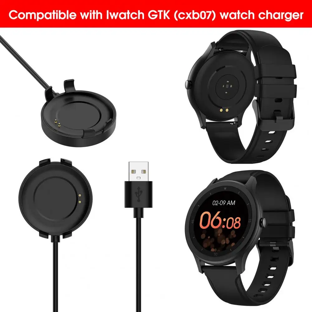 Watch Charging Stand for Ticwatch-GTK for Mobvoi CXB07 Portable Smart Watch Charger Bracket Cable Watch Accessories