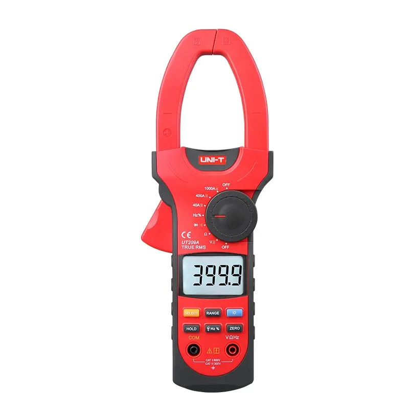 

UNI-T UT207A UT280A UT209A 1000A Digital Clamp Meter True RMS AC/DC Current Voltage Frequency/Temperature Test Etc.