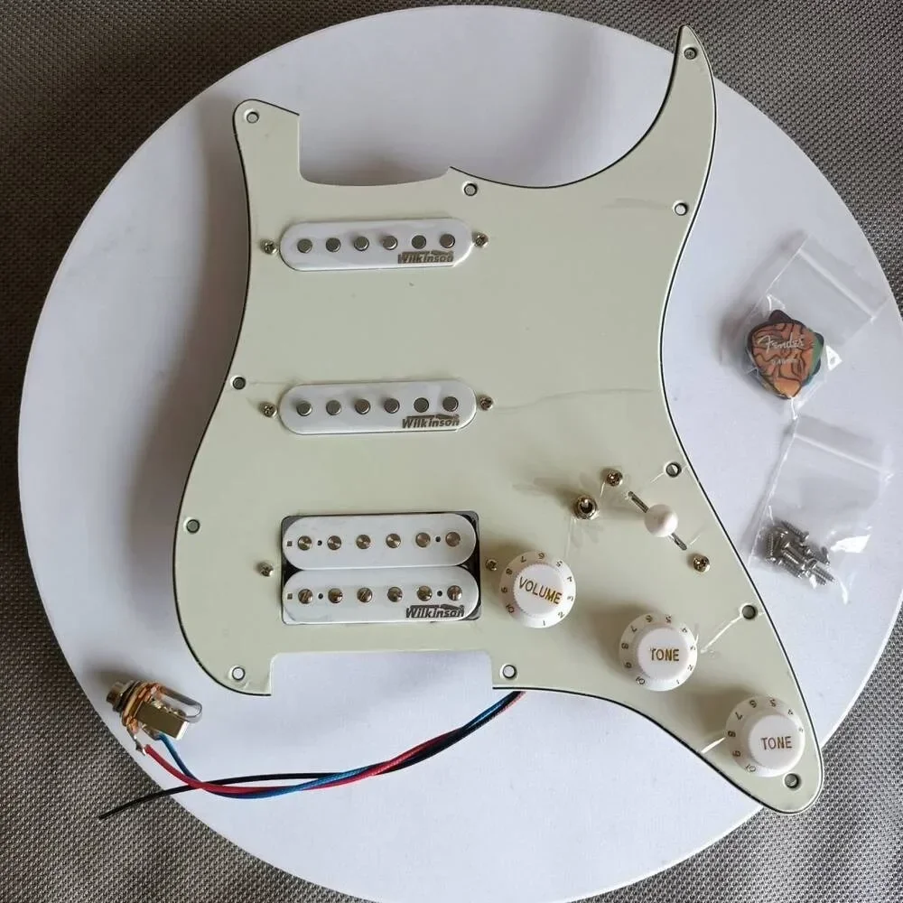 

Prewired Loaded ST Pickguard Set, SSH Alnico 5 Humbucker Pickups for ST Electric Guitars, Replacement Parts