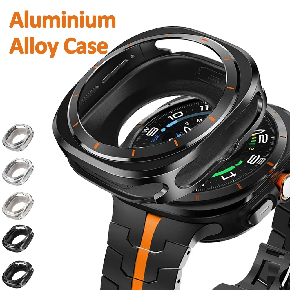 Luxury Aluminium Case For Samsung Galaxy Watch Ultra 47mm Metal Cover Screen Protector for samsung galaxy 7 ultra 47 Accessories