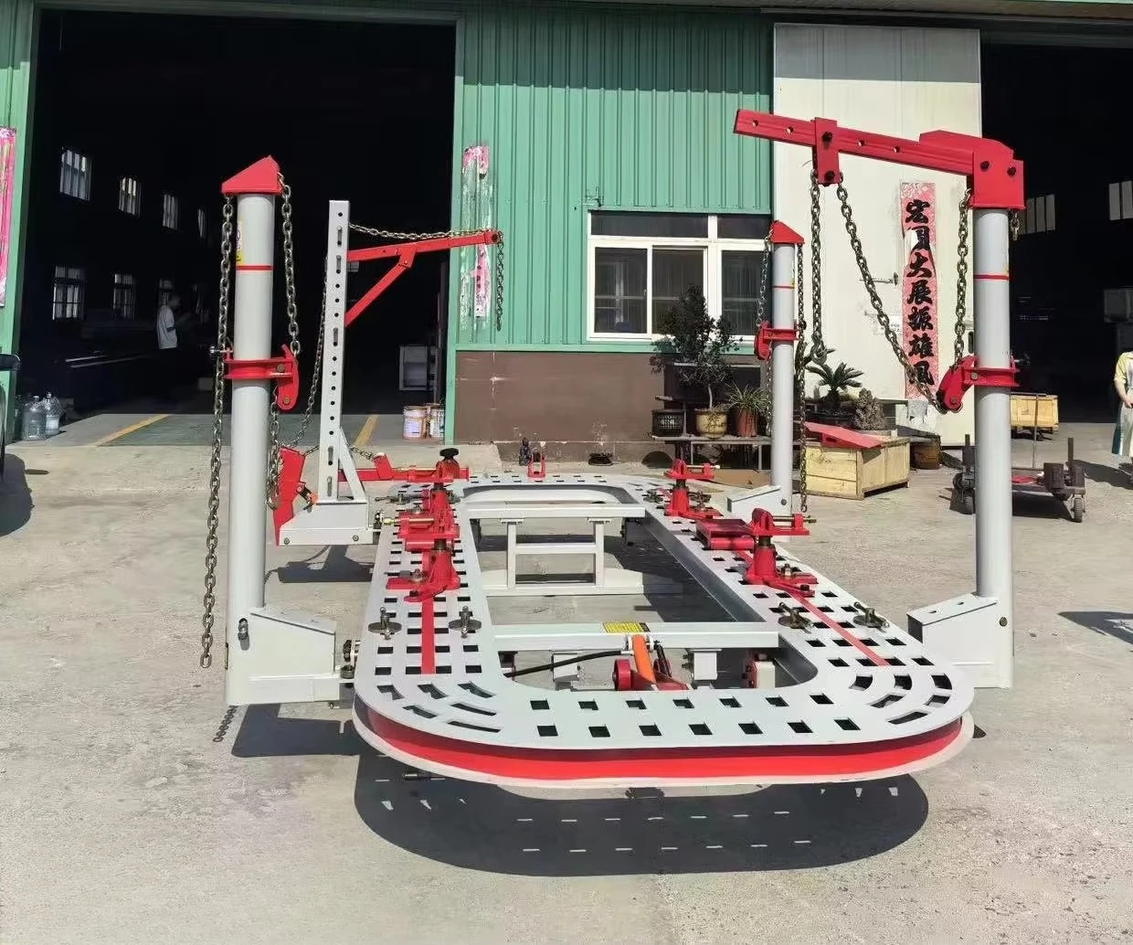 Factory Puller Machine Used Chassis Frame Machine Pulling Straightening Car Bench Auto Body Classis Straightener