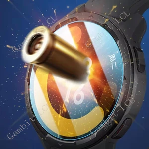 9 Uhr morgens geschmittertes Glasschildschutzschutz für intelligente Uhr, 2 Teile für Zeblaze Stratos 3 Pro, GPS, 1, 43 Zoll, Stratos3 3Pro 10 Hauptverkäufe CAPA CAPA -Protektor Zeblaze - №10