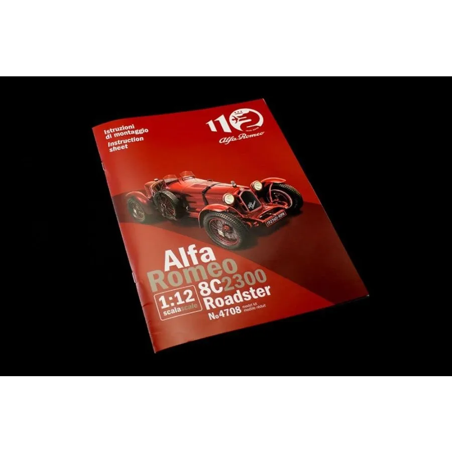 1:12 Building Kits, Stand Model Making, Crafts, Hobby, Gluing, Plastic Kit, red, Mittel