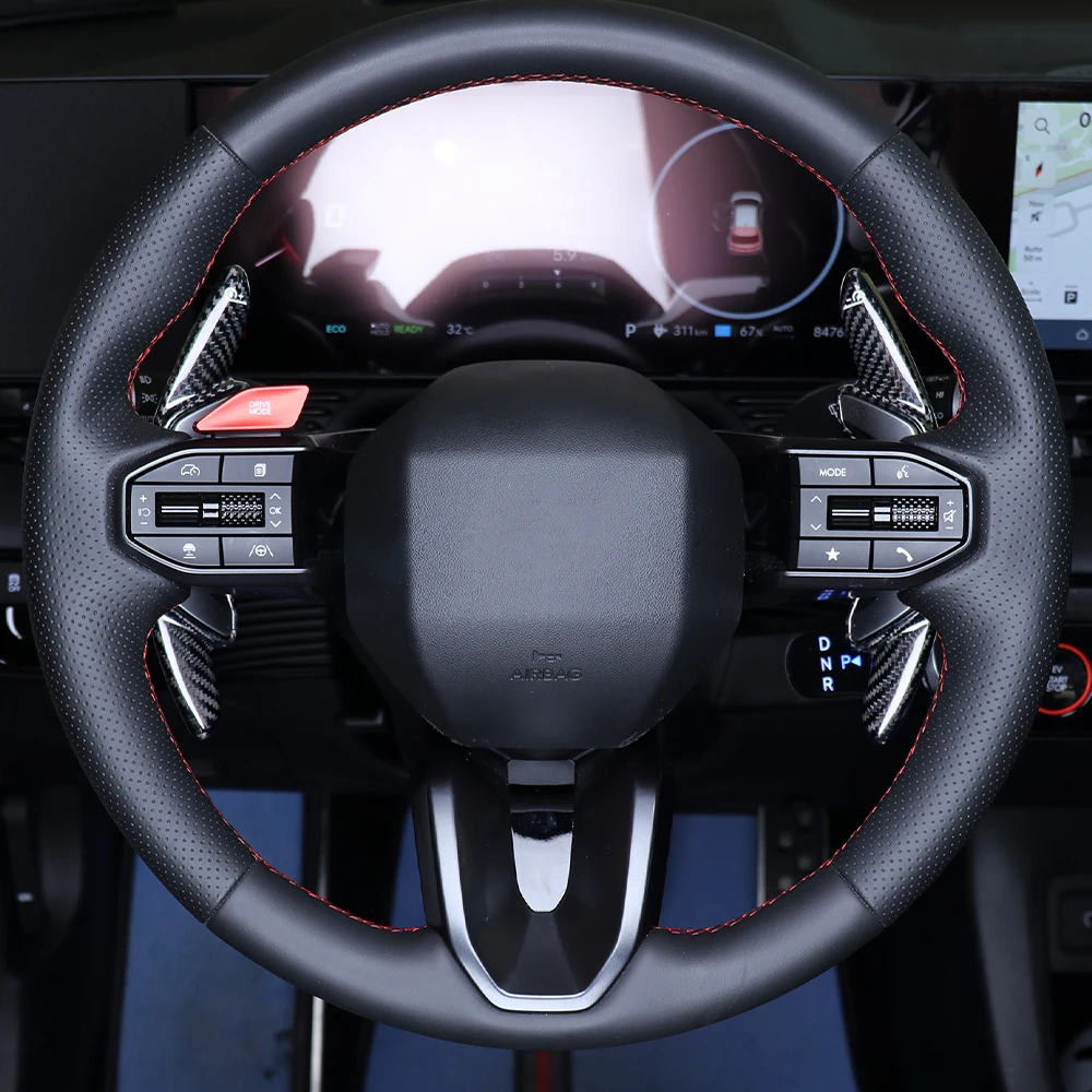 

For Hyundai IONIQ 5 N 2025 LHD/RHD Carbon Fiber Steering Wheel Paddle Shifter Gear Shift Extension Auto Accessory