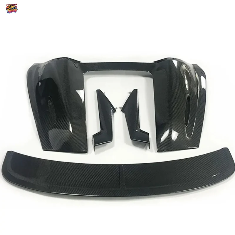 

for Porsche 981 718 Boxster Convertible Only 2016-UP Dry Carbon Fiber Rear Trunk GT Lip Wing Spoiler