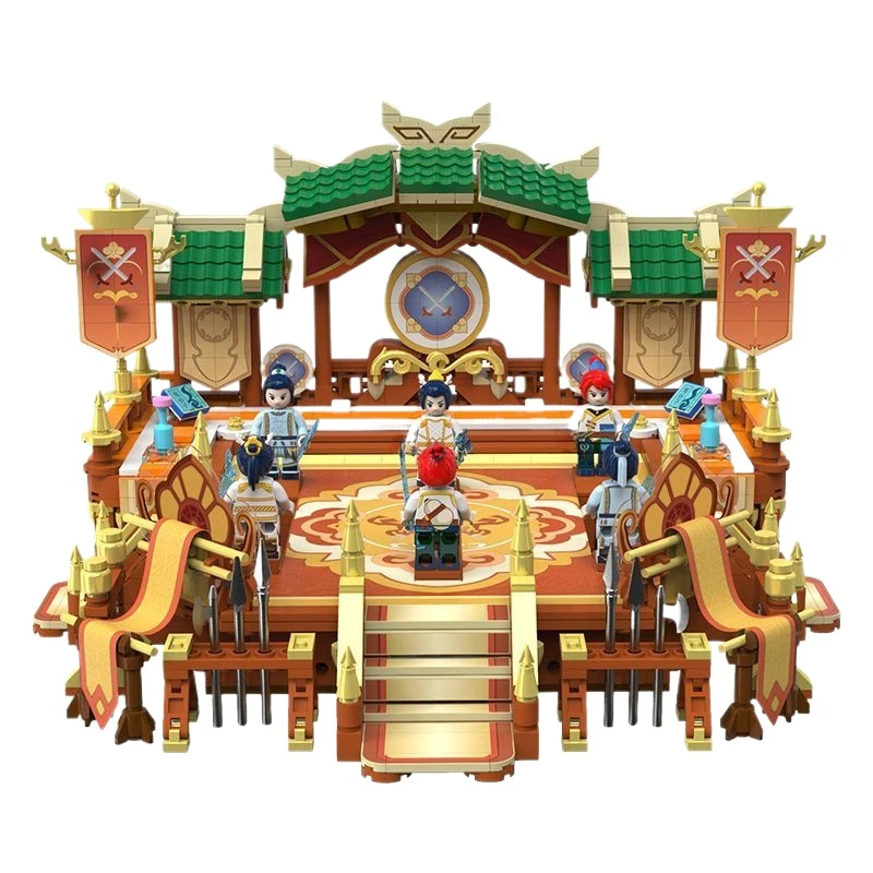 Nuovi blocchi di costruzione Fantasy Westward Journey Chang'an City Rumble Gioco online Modello Puzzle per bambini Assemblaggio Giocattolo Regalo del ragazzo