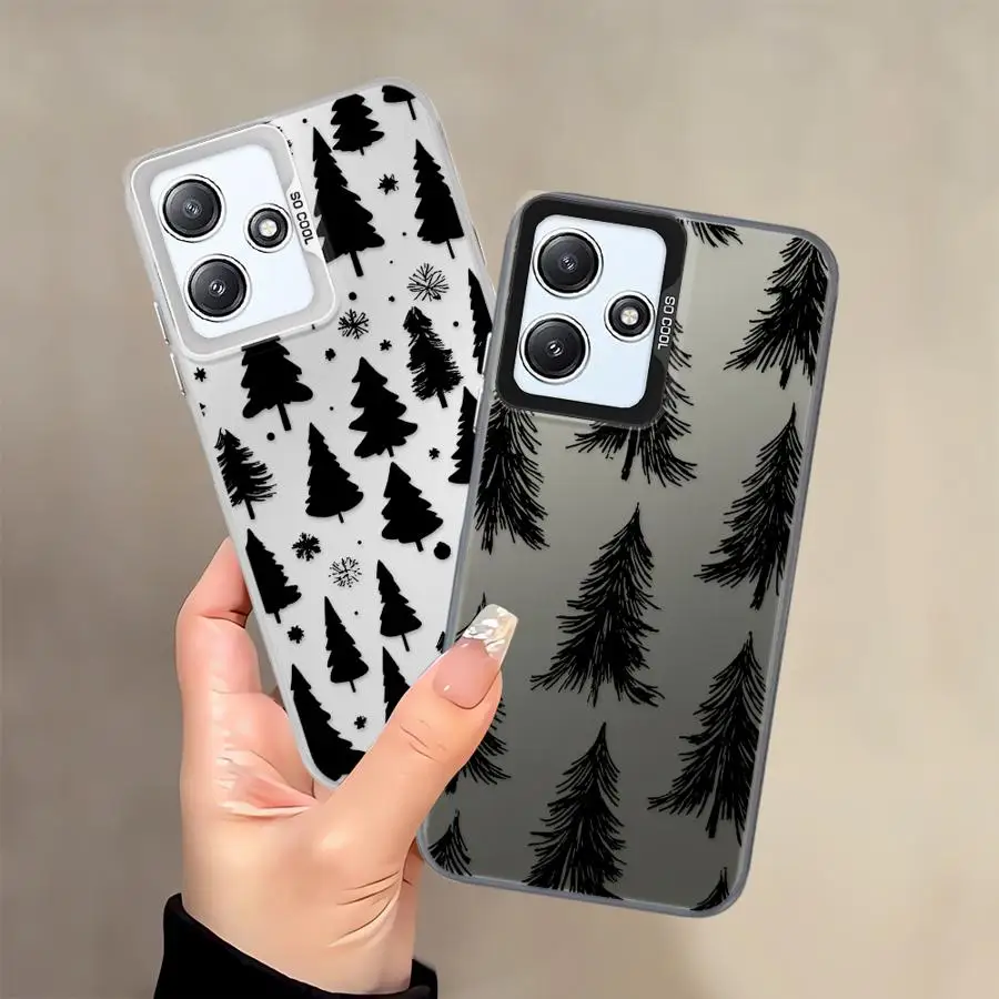 حافظة لهاتف Xiaomi Redmi A1 A2 Plus K60 A5 13C 12C 9T 10C 14C 9C غطاء هاتف خلفي شجرة عيد الميلاد الإبداعية #1