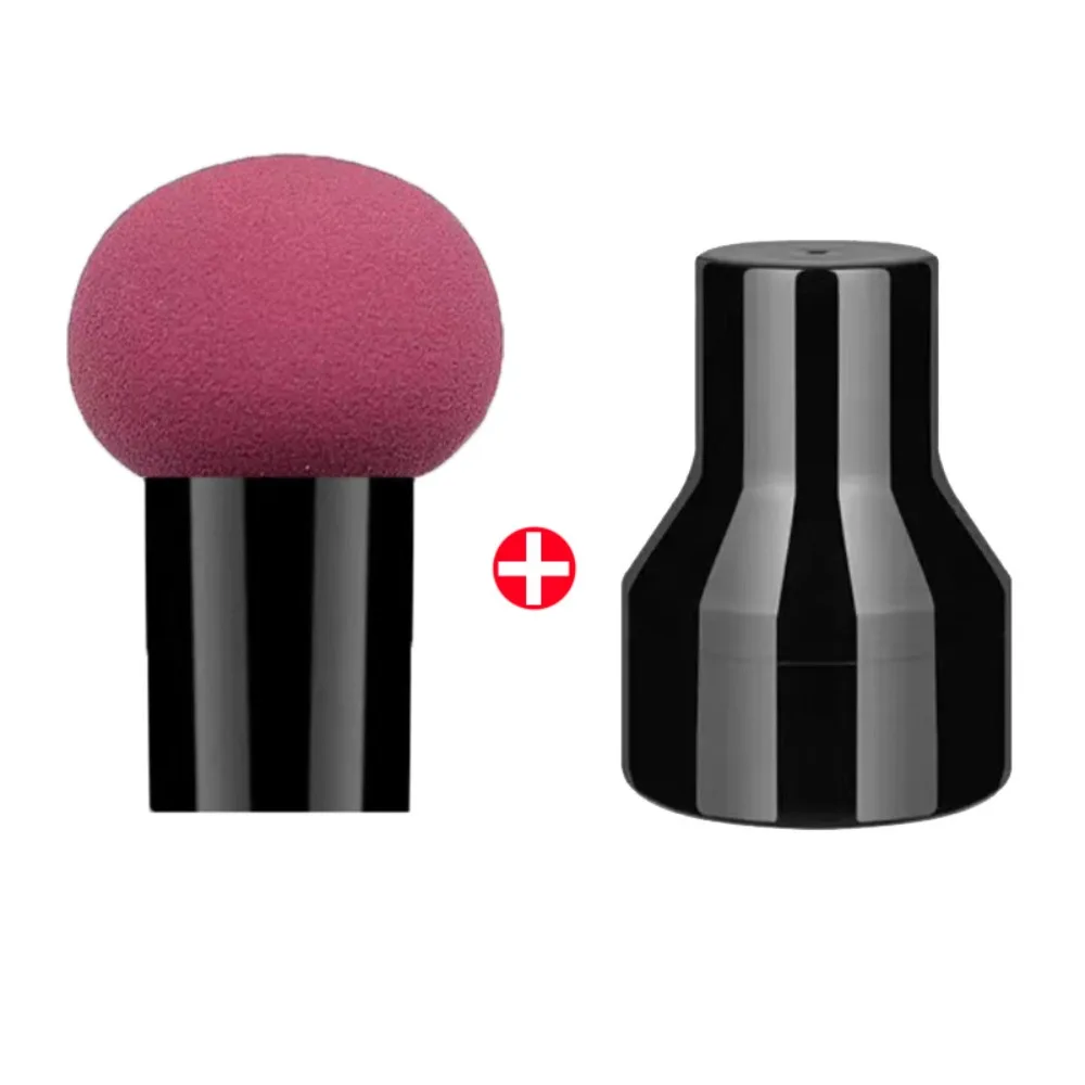 Nowa Gąbka do Makijażu w Kształcie Grzybka, Do Użytku na Sucho i na Mokro, z Pudełkiem do Przechowywania, Pędzel do Makijażu, Podkład, Kosmetyczna Gąbeczka do Pudru, Narzędzia do Makijażu