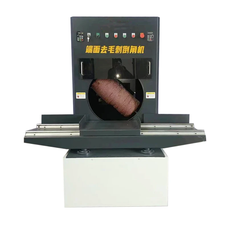 Deburring Chamfering Machine for Ports:   of Burrs From Cut Surfaces of Copper, Iron, Aluminium and Plastic Profiles