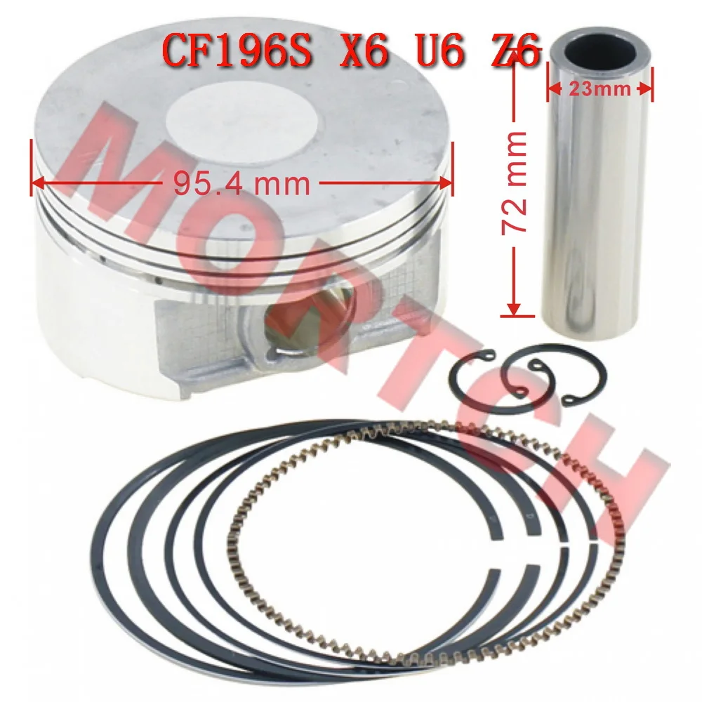 Piston Assy For CF Moto 600cc ATV CF600-B CF600-C CF625-2 CF625-2A CF600-3 CF625-3 Z6 CF625-B CF625-C X6 UTV CF600-5 UForce U6