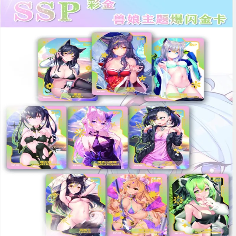 Newest Senpai 2 Goddess Haven Cards Goddess Story Booster Box+metal Card Swimsuit Bikini Feast TOys And Hobbies Gift