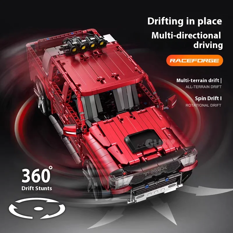 Melhor vendedor com caixa original 10633 moc técnico rc suv blocos de construção modelo captador tijolos montagem presente natal