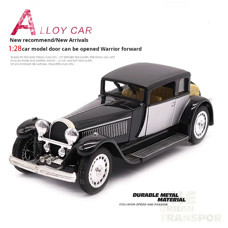1:28 Car Model Super Classic Pull Back Toy Car Educational Collection Door Open Car Model Gift Gift Car for Audi