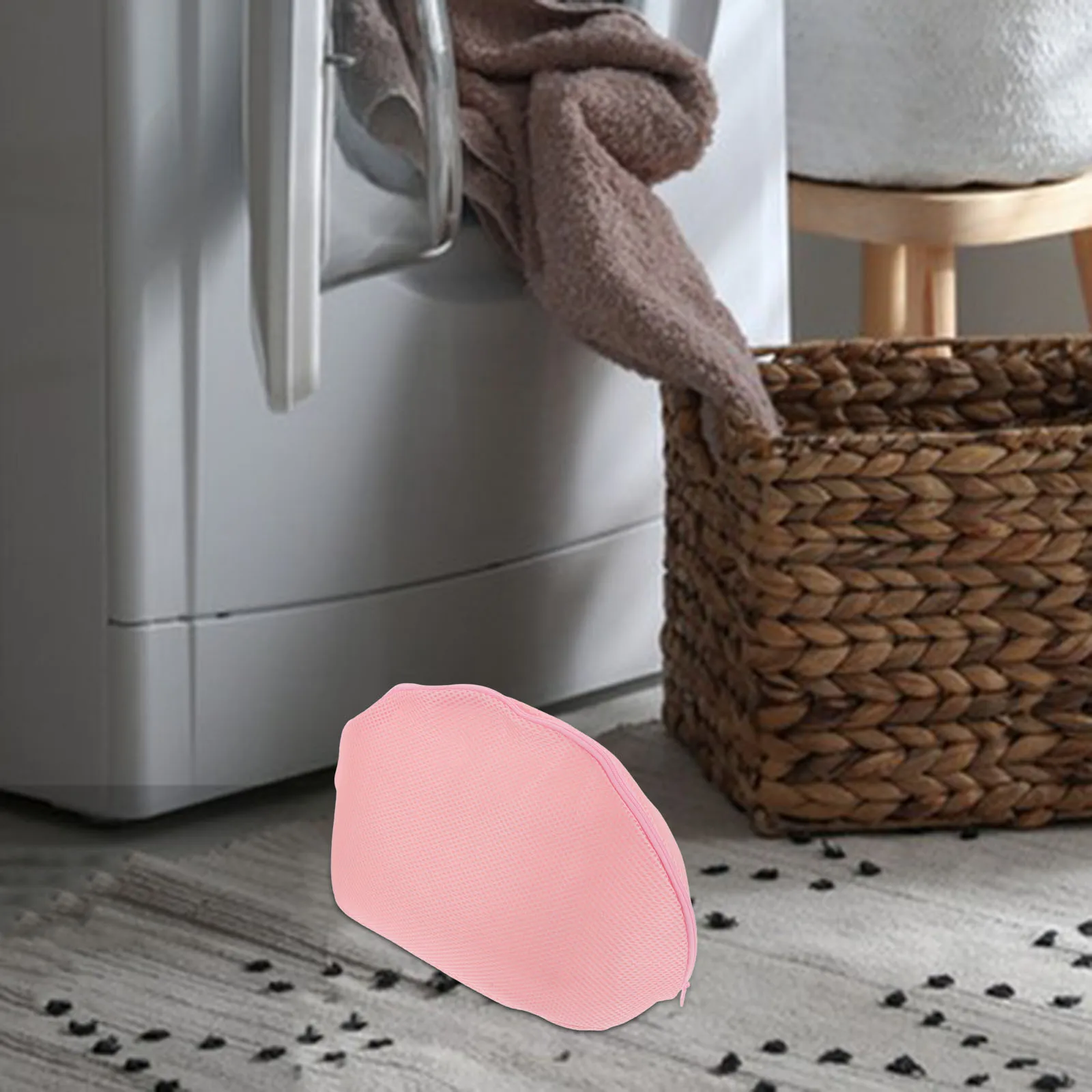 

Protective Mesh Laundry Shoe Bag Thickened Polyester Shoe Washing Machine Bag for Sneakers Slippers Reusable Washer Dryer