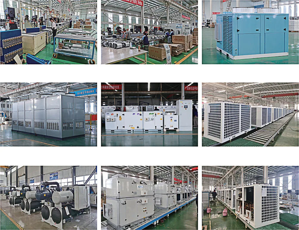 15 тонн промышленного кондиционера R410a на крыше в упаковке для музея