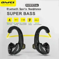 Awei A880BL Sports Headset CVC6.0 Noise Canceling Earbuds Hifi Wireless Bluetooth Headphones Air Conduction Bluetooth Earphones