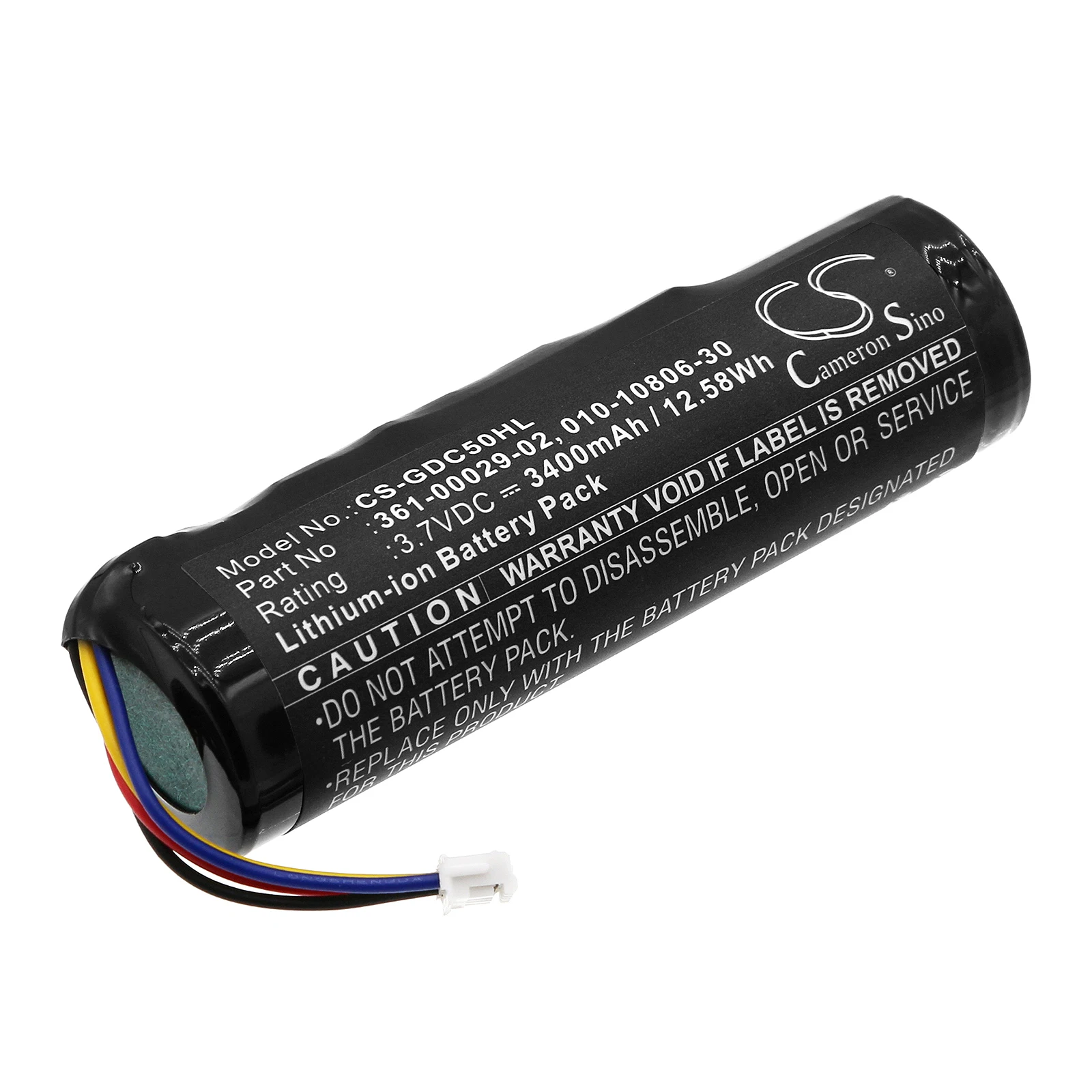 

Li-ion Dog Collar Battery for Garmin, 3.7V, 3400mAh, Compatible Models: Alpha, Alpha 100, T5 GPS Standard Dog Tracking C