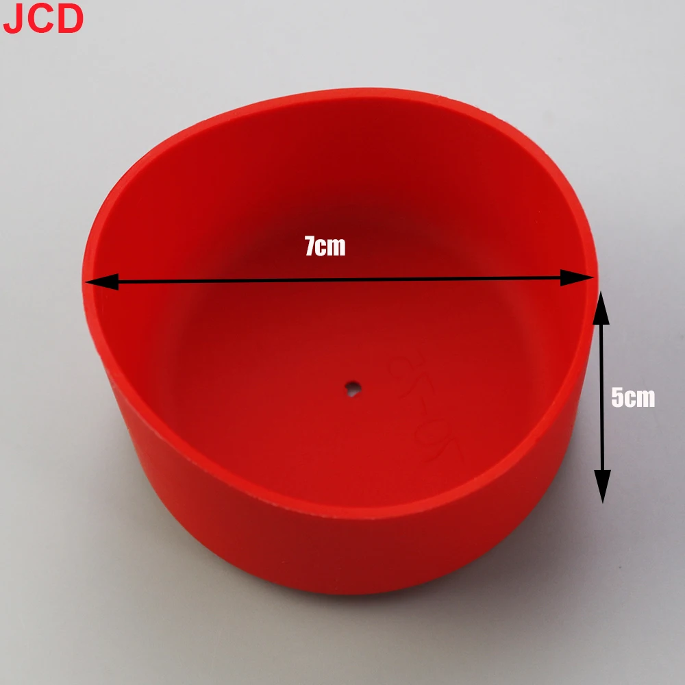 JCD 1pcs 7cm Curved Silicone Cup Bottom Cover Heat Insulation Coaster Sleeve Water Cup Cover Anti-Slip Bottle Protective Sleeve