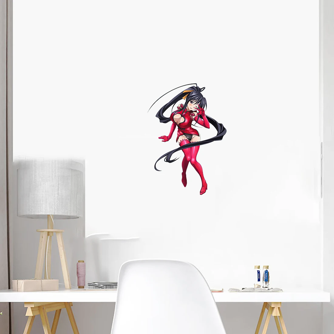 Three Ratels CDM392 High School D×D Himejima Akeno Personalized anime sticker for home decoration laptop decals