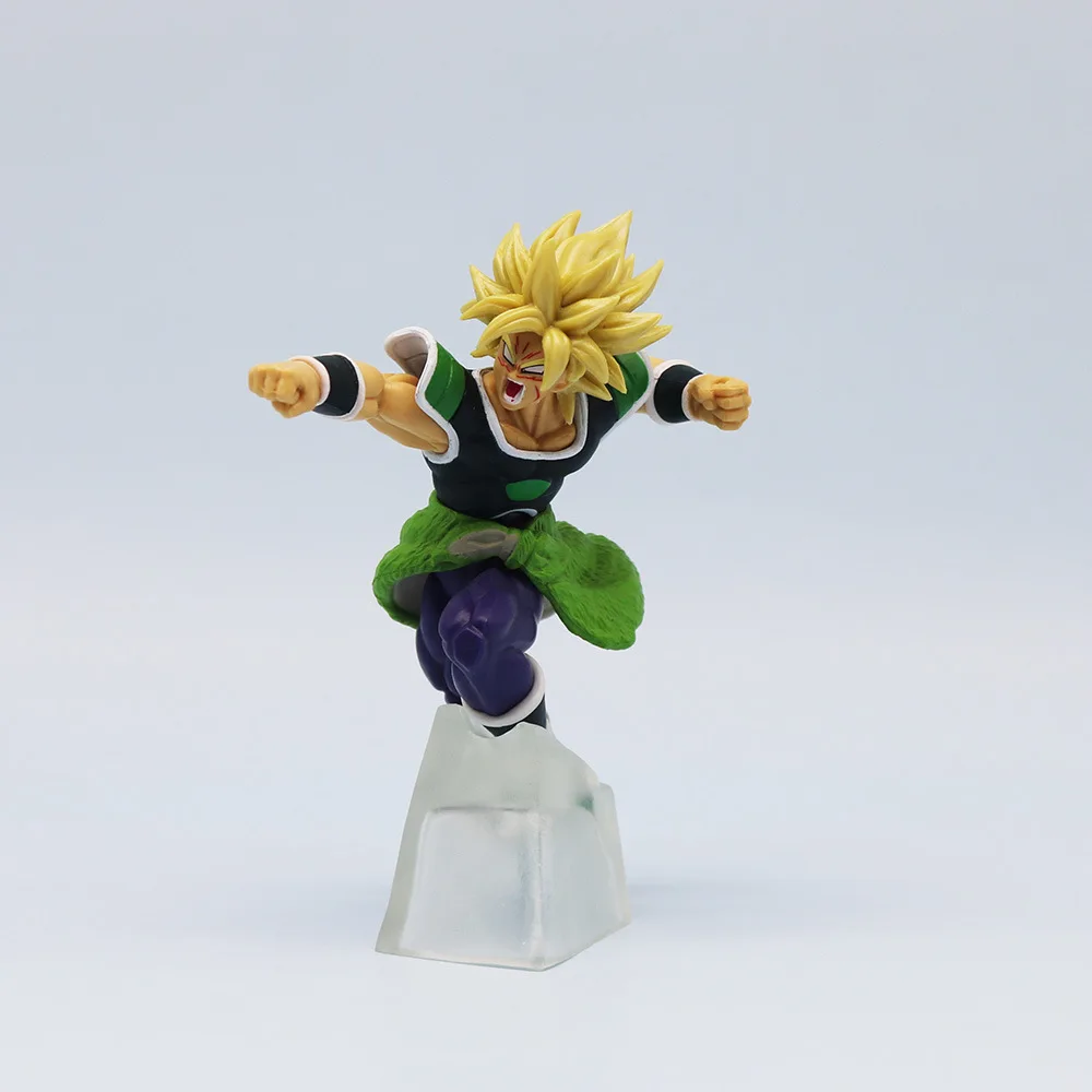 8Pcs/Set Amine Dragon Ball Broly Total Form Super Saiyan Broly Figurine Pvc Action Figures Statue Collection Model Toy Gifts