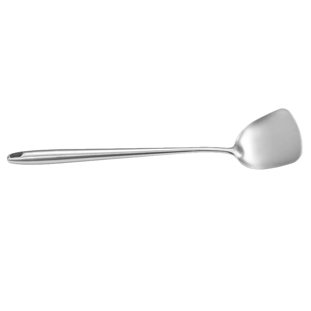 

Stainless Steel Wok Spatula Kitchen Cooking Tools Dishwasher Safe Comfortable Handle Storage Convenient