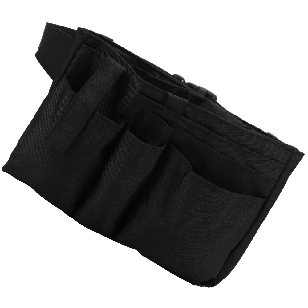 Convenient 900D PVC Waist Bag Adjustable MultiFunctional Tools Organizer Bag Multi-Pocket Waiter Waist Bag For Server
