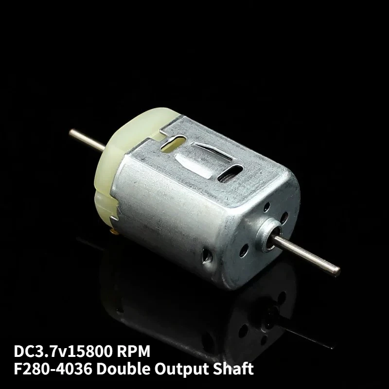 Mini Micro 280 High-speed Motor 1S Model Toy Remote Control Car Modified DIY Strong Magnetic Carbon Brush Double Shaft Motor