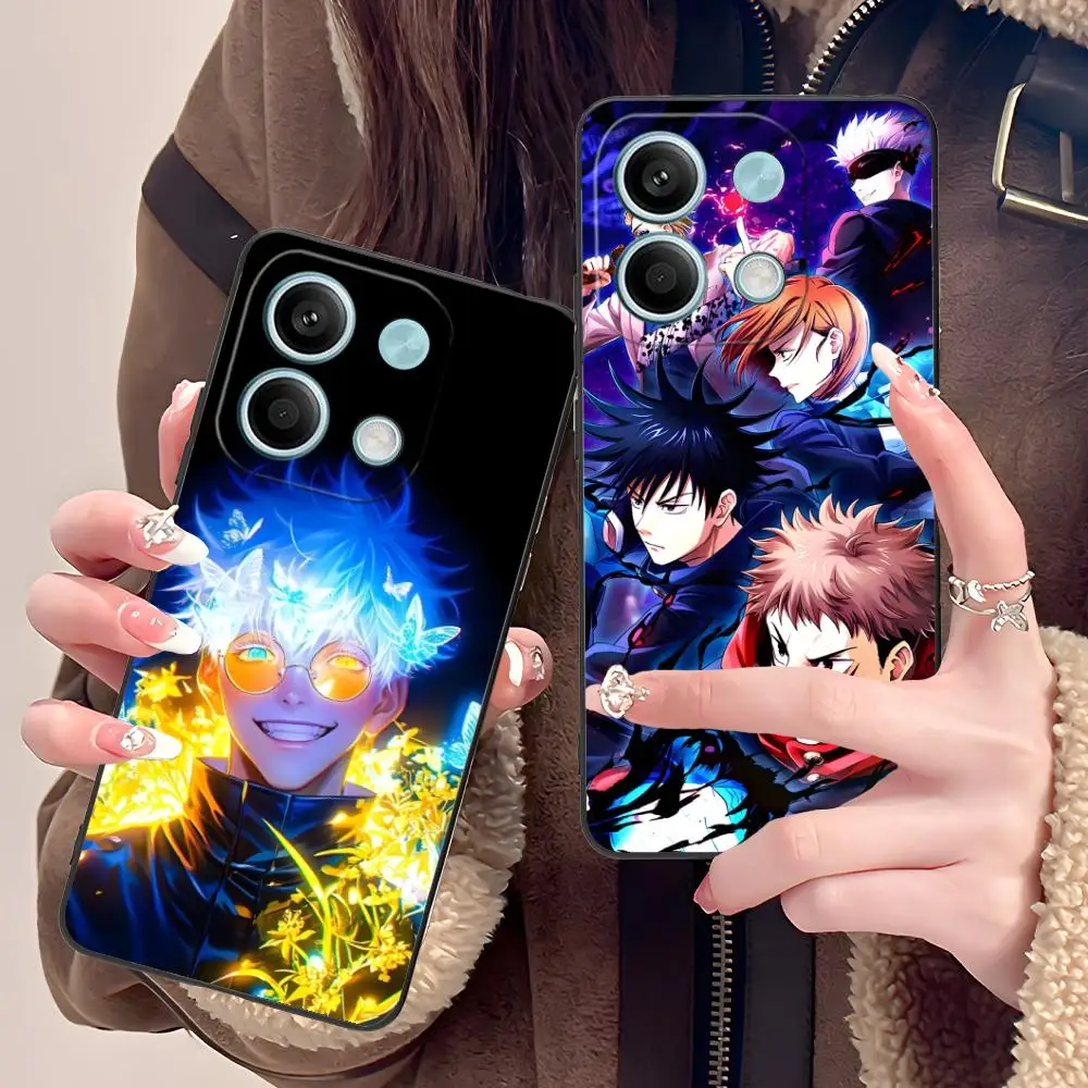 

Jujutsu Kaisen Colored Mobile Phone Case for POCO M6 M5 M4 M3 X7 X6 X5 X4 X3 F6 F5 F4 Pro GT 5G Colour Printing Cover Pretty